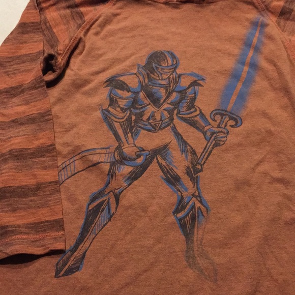 🚀Charlie Rocket size 4- long sleeve hooded orange - Picture 2 of 4